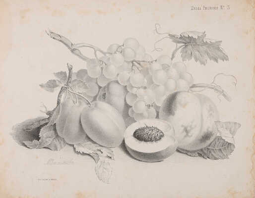 Школа рисования: Художественное еженедельное издание с текстом. Год [2]. М.: Д. Струков, 1859. 